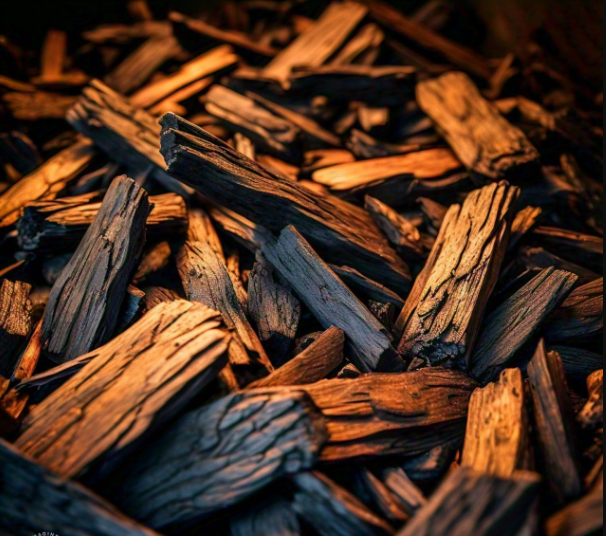 Use Wood or Charcoal Chips