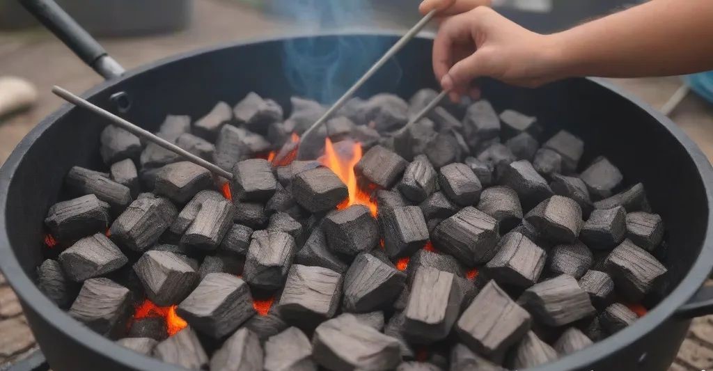  Preparing the Coals for Extended Smoking