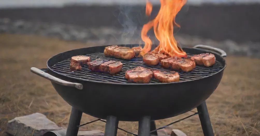 Charcoal Grilling in Windy Conditions